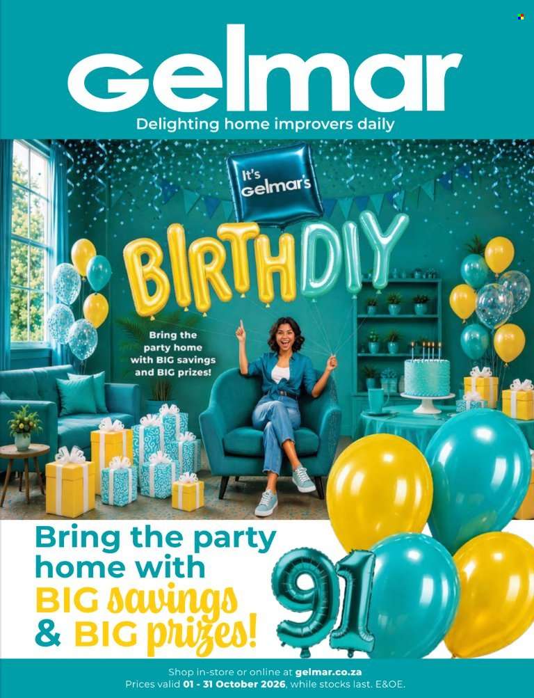 Gelmar catalogue  - 01/10/2026 - 31/10/2026.