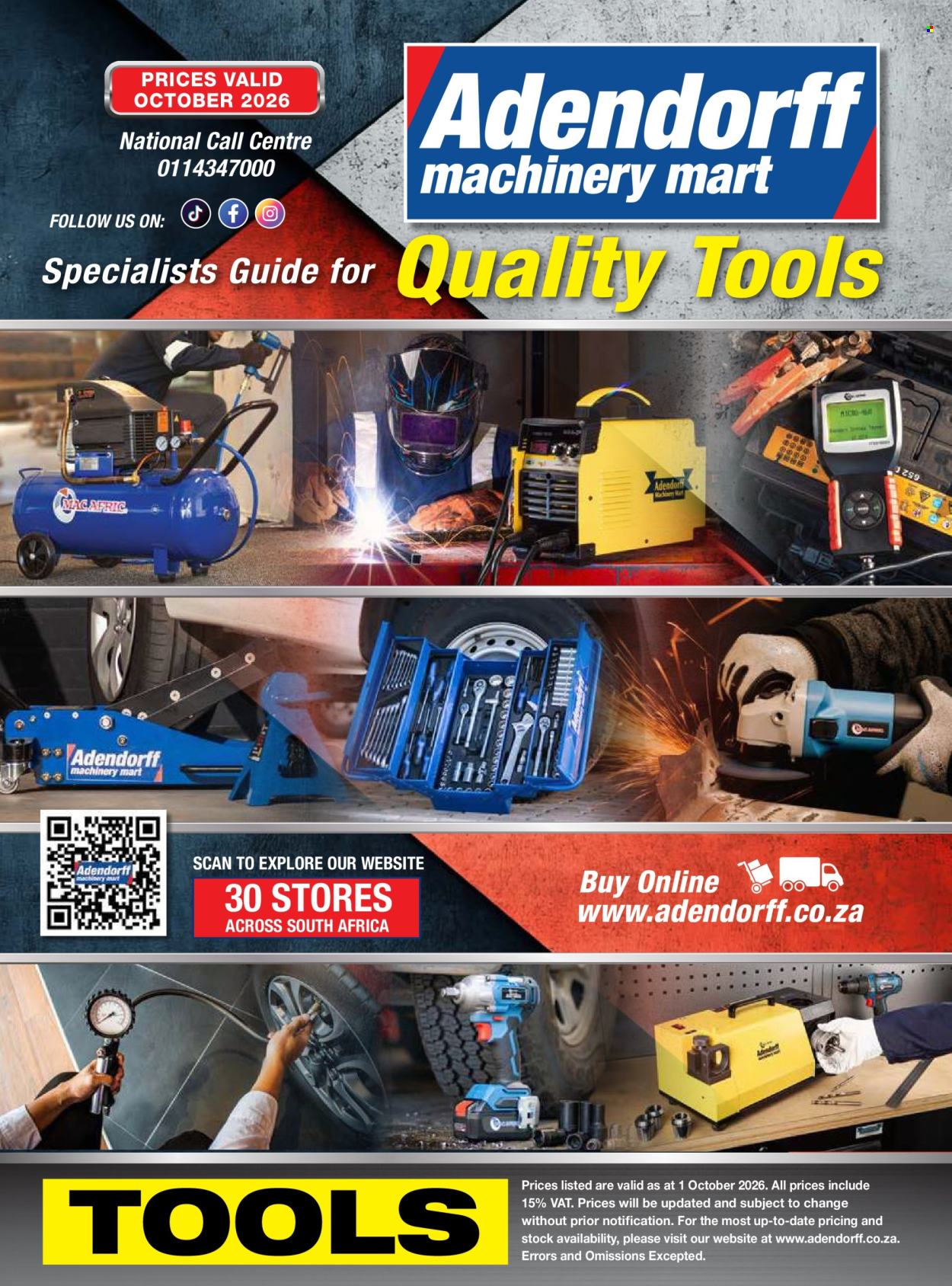 Adendorff Machinery Mart specials - 01/10/2026 - 31/10/2026. Page 1