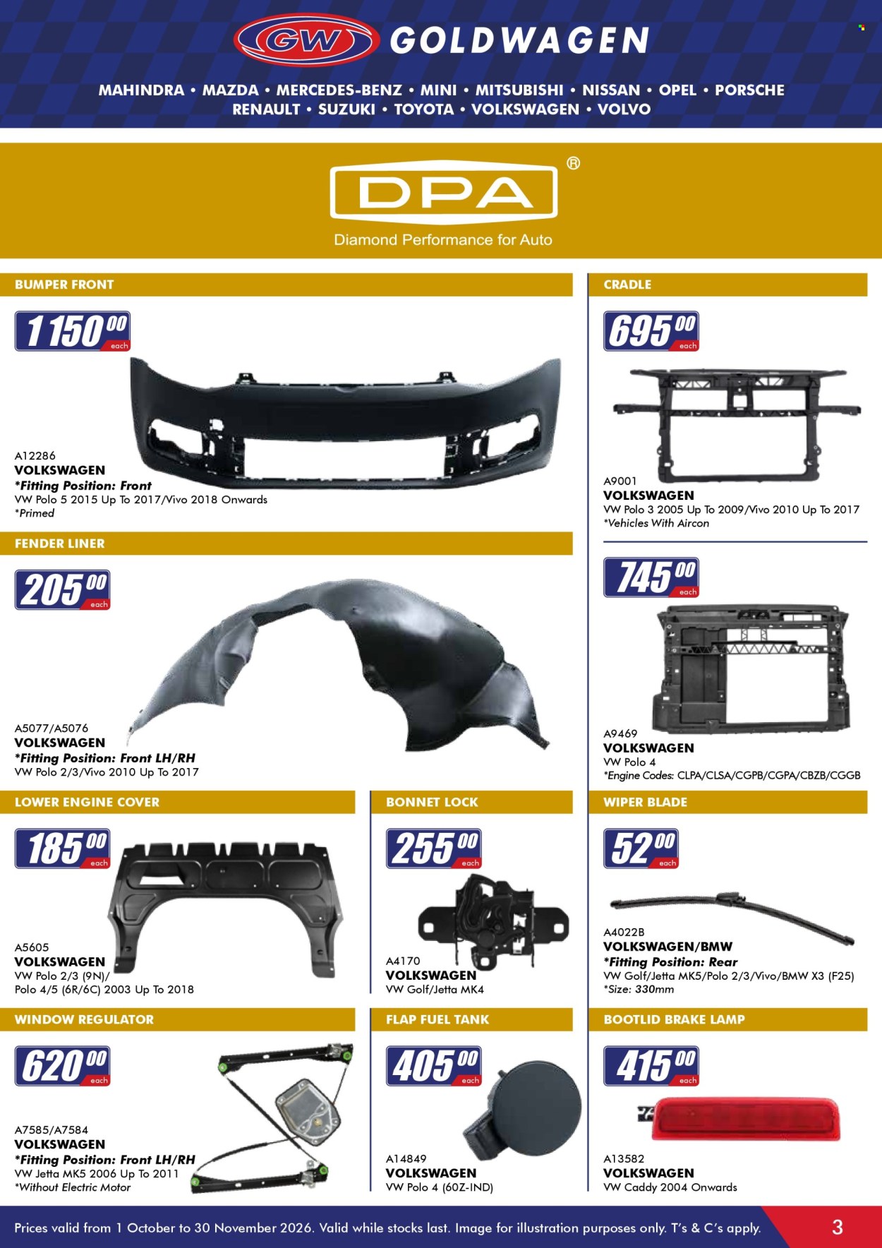 Goldwagen specials - 01/10/2026 - 30/11/2026. Page 3