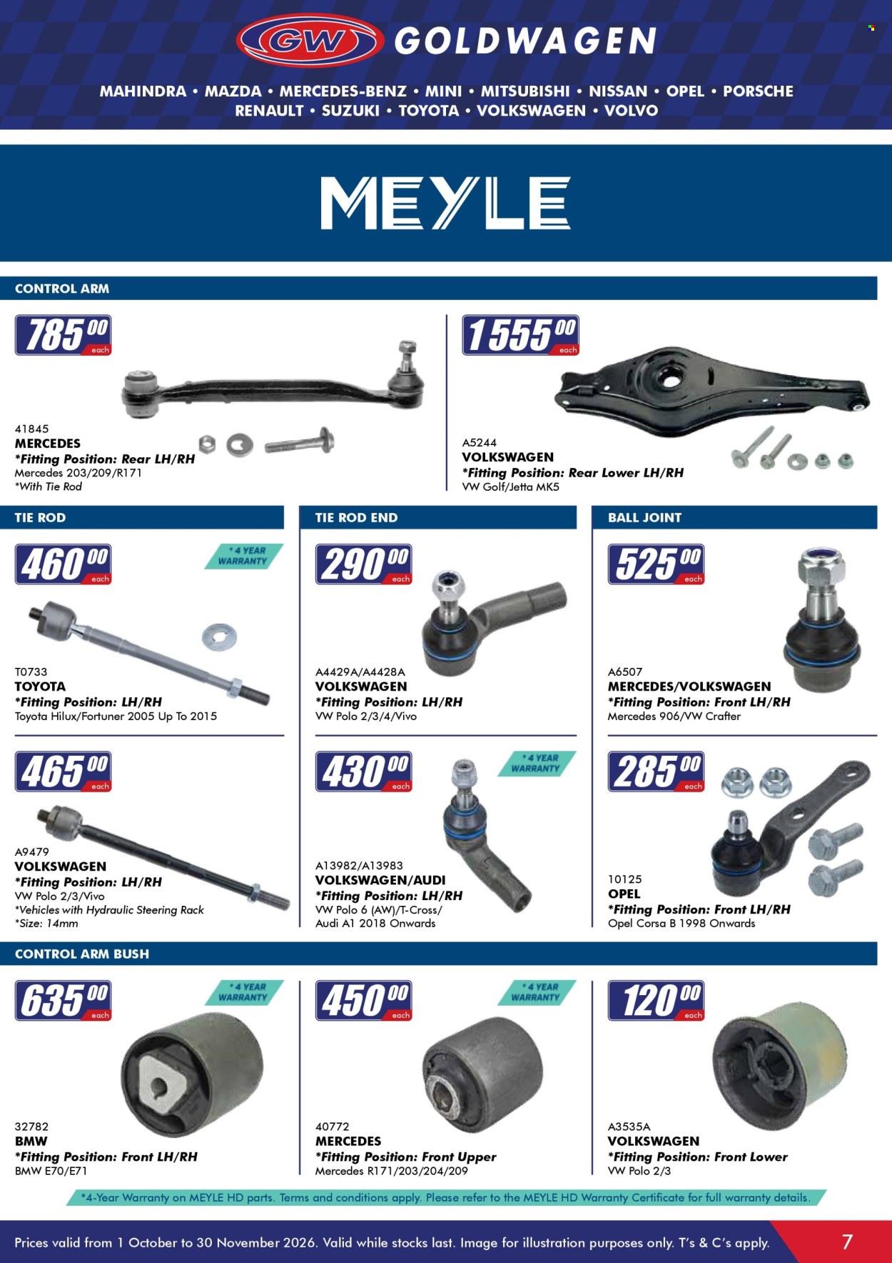 Goldwagen specials - 01/10/2026 - 30/11/2026. Page 7