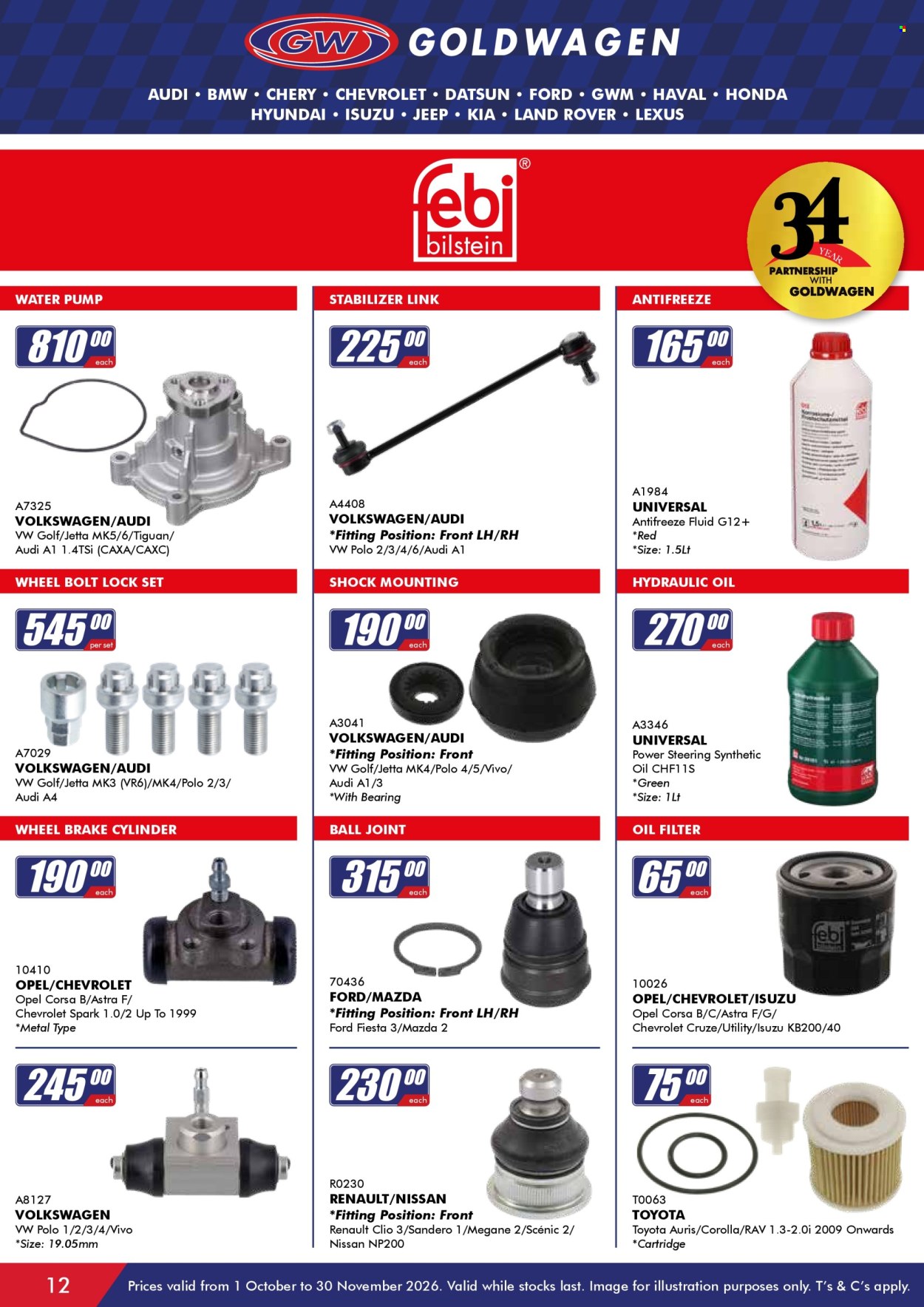 Goldwagen specials - 01/10/2026 - 30/11/2026. Page 12