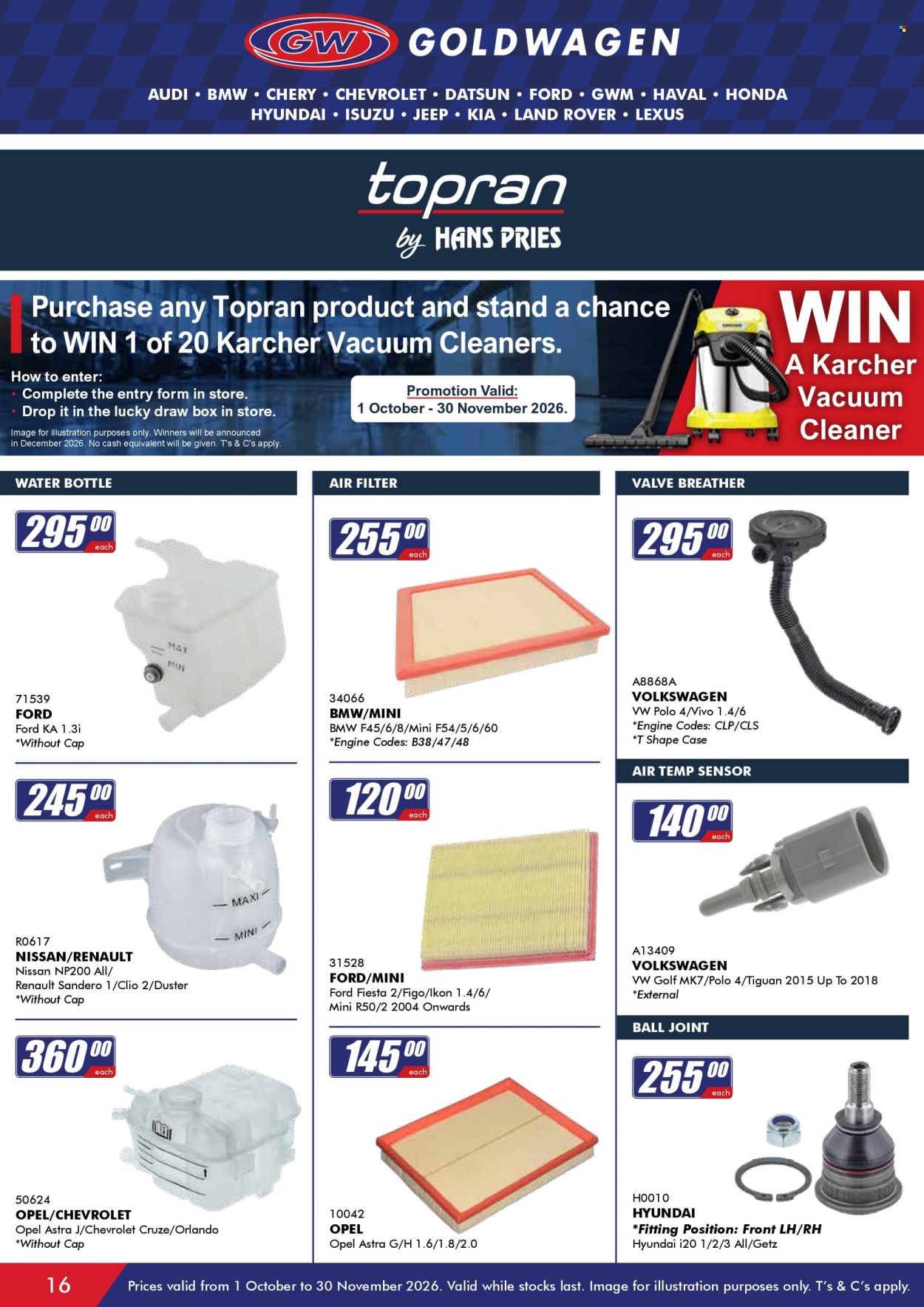 Goldwagen specials - 01/10/2026 - 30/11/2026. Page 16