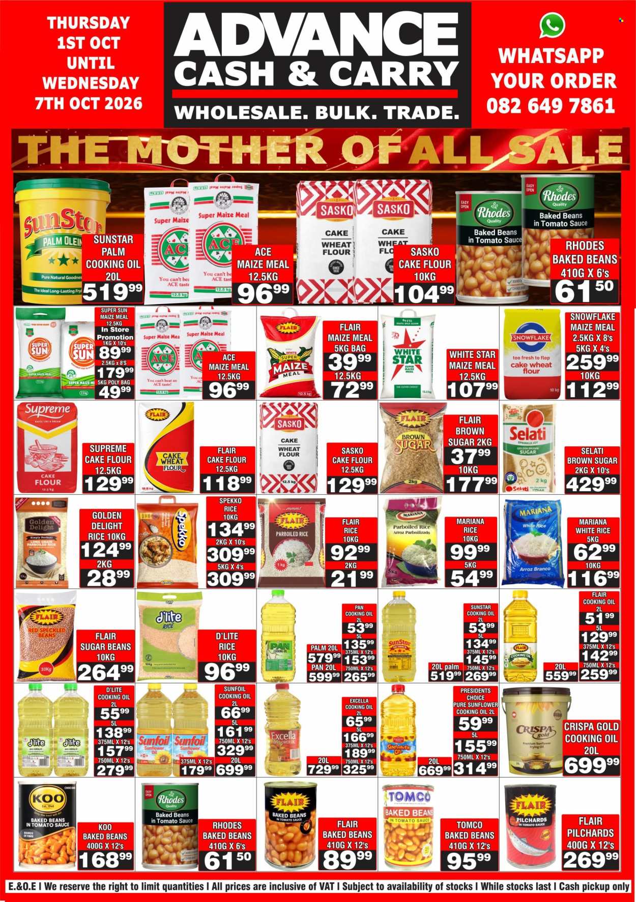 Advance Cash & Carry specials - 01/10/2026 - 07/10/2026. Page 1