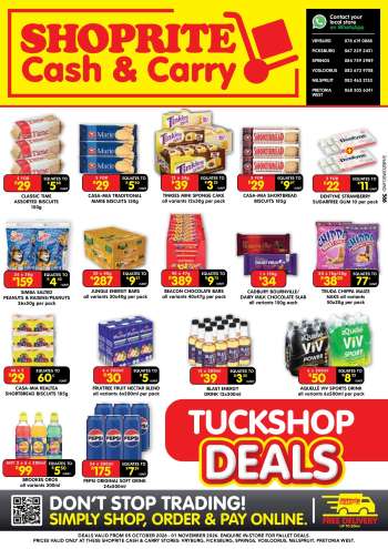 Shoprite catalogue  - 05/10/2026 - 01/11/2026.