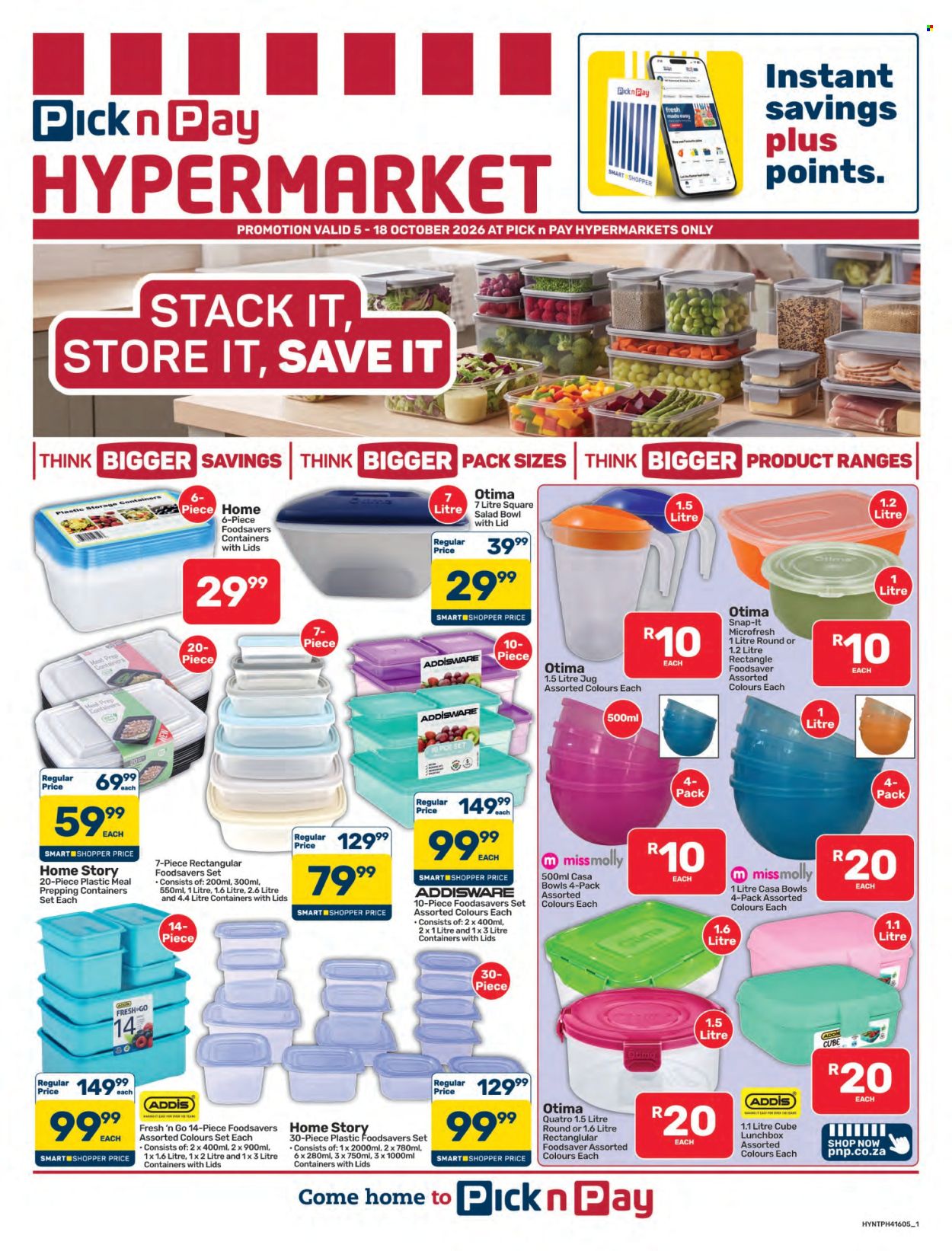 Pick n Pay Hypermarket specials - 05/10/2026 - 18/10/2026. Page 1