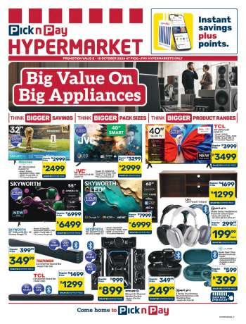 Pick n Pay Hypermarket catalogue  - 05/10/2026 - 18/10/2026.