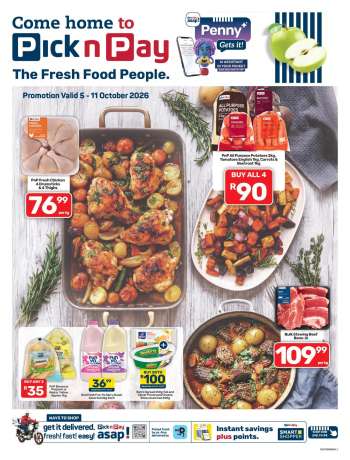 Pick n Pay catalogue  - 05/10/2026 - 11/10/2026.
