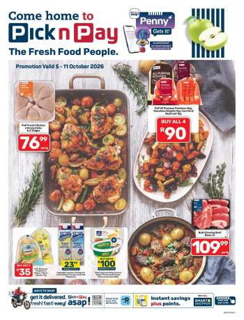 Pick n Pay catalogue  - 05/10/2026 - 11/10/2026.