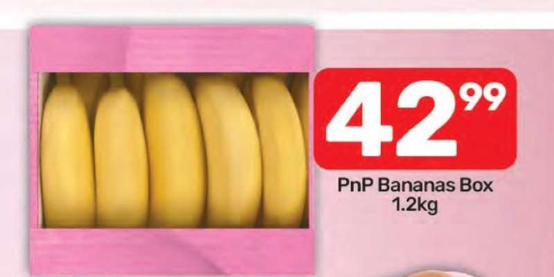 PnP Bananas Box 1.2kg