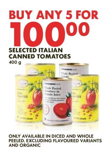 Selected Italian Canned Tomatoes