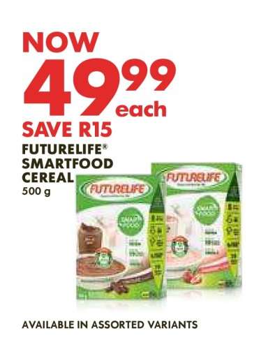 FUTURELIFE SMARTFOOD CEREAL