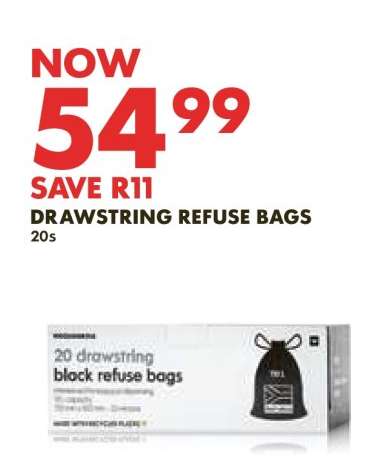 DRAWSTRING REFUSE BAGS
