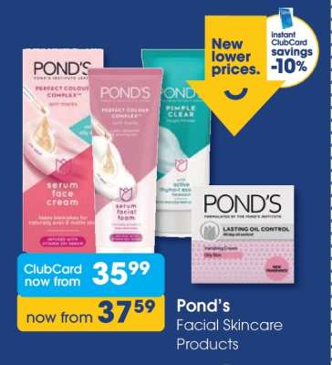 Pond's Facial Skincare Products