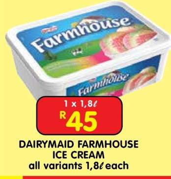 DAIRYMAID FARMHOUSE ICE CREAM