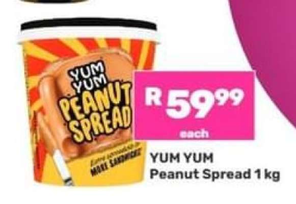 Yum Yum Peanut Spread 1 kg