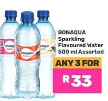 BONAQUA Sparkling Flavoured Water 500 ml Assorted