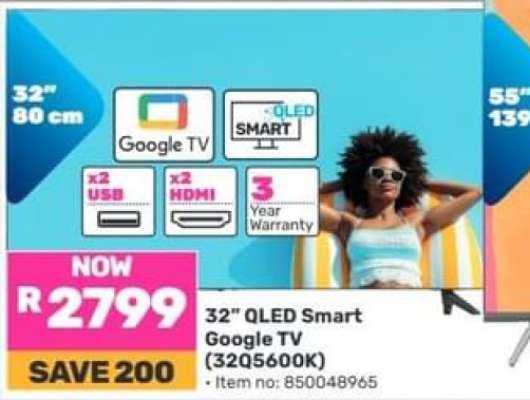 32" QLED+ Smart Google TV (32Q5600K)