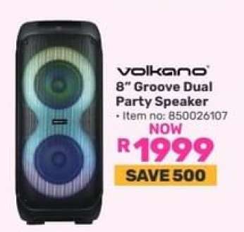 Volkano 8" Groove Dual Party Speaker