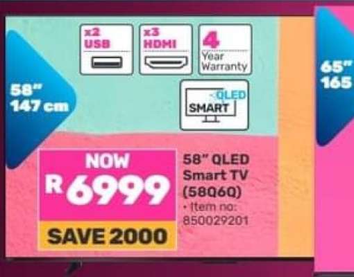 58" QLED Smart TV (58Q60)