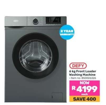 Defy 6 kg Front Loader Washing Machine