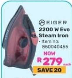 Eiger 2200 W Evo Steam Iron