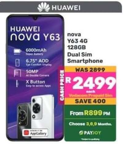 Huawei Nova Y63