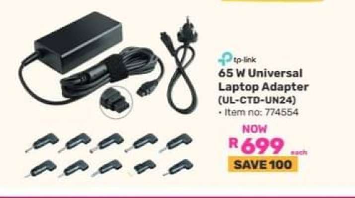 65 W Universal Laptop Adapter