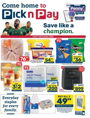 Pick n Pay catalogue  - 07/10/2026 - 22/10/2026.