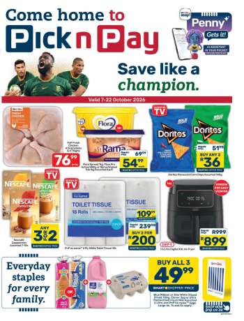 Pick n Pay Supermarket catalogue  - 07/10/2026 - 22/10/2026.