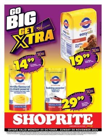 Shoprite catalogue  - 05/10/2026 - 08/11/2026.