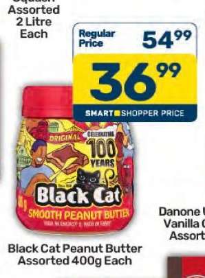 Black Cat Peanut Butter Assorted 400g Each