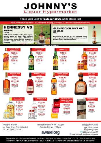 thumbnail - Johnny's Liquor Hypermarket catalogue