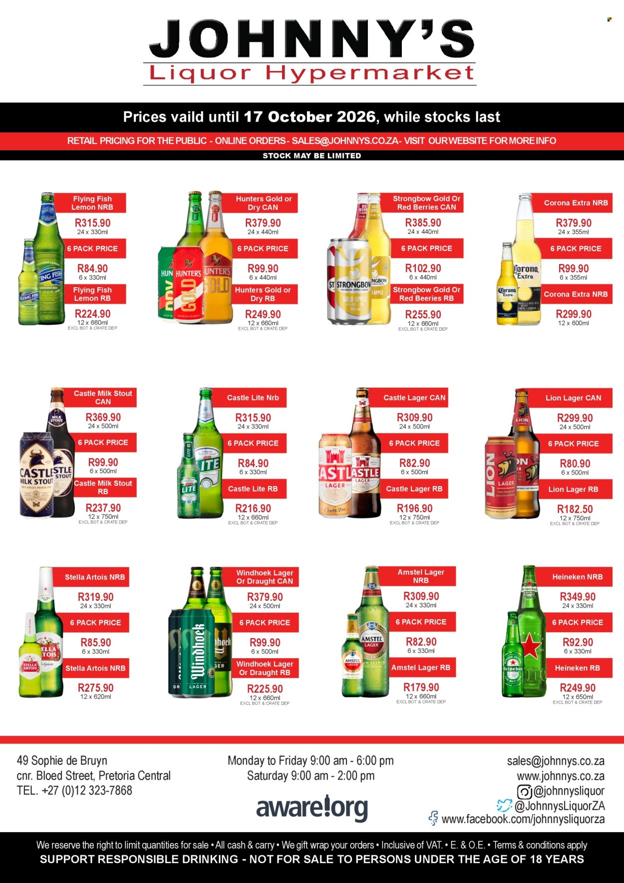 Johnny's Liquor Hypermarket specials - 07/10/2026 - 17/10/2026. Page 3