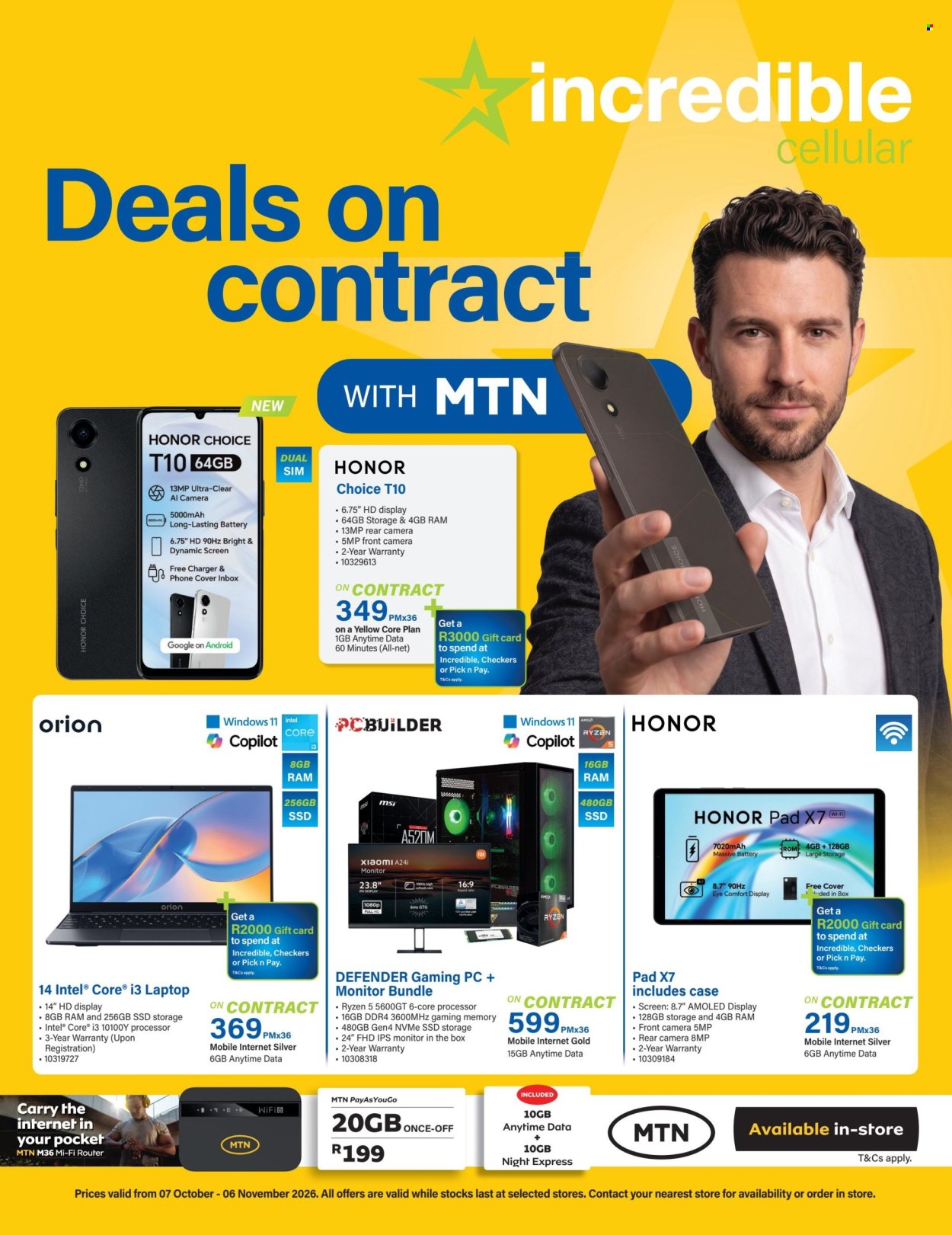 Incredible Connection specials - 07/10/2026 - 06/11/2026. Page 1