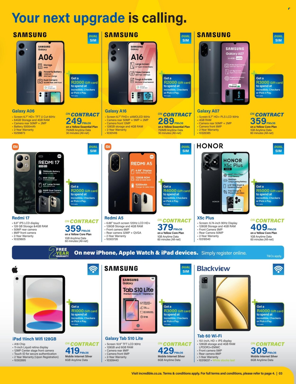 Incredible Connection specials - 07/10/2026 - 06/11/2026. Page 3