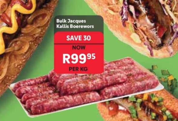 Bulk Jacques Kallis Boerewors