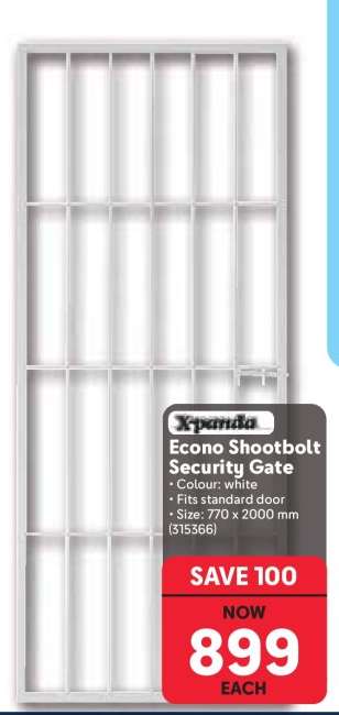 Econo Shootbolt Security Gate