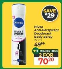 Nivea Anti-Perspirant Deodorant Body Spray