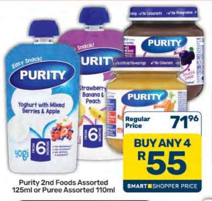 Purity 2nd Foods Assorted