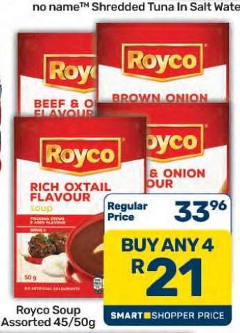 Royco Soup Assorted 45/50g