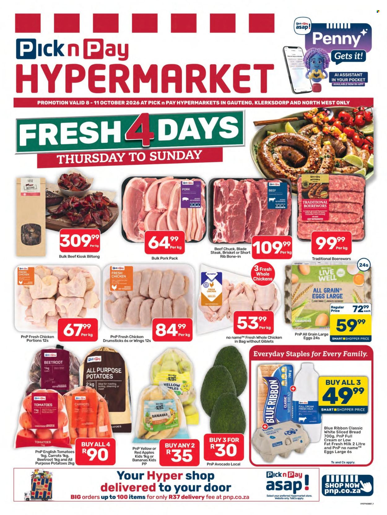 Pick n Pay Hypermarket specials - 08/10/2026 - 11/10/2026. Page 1