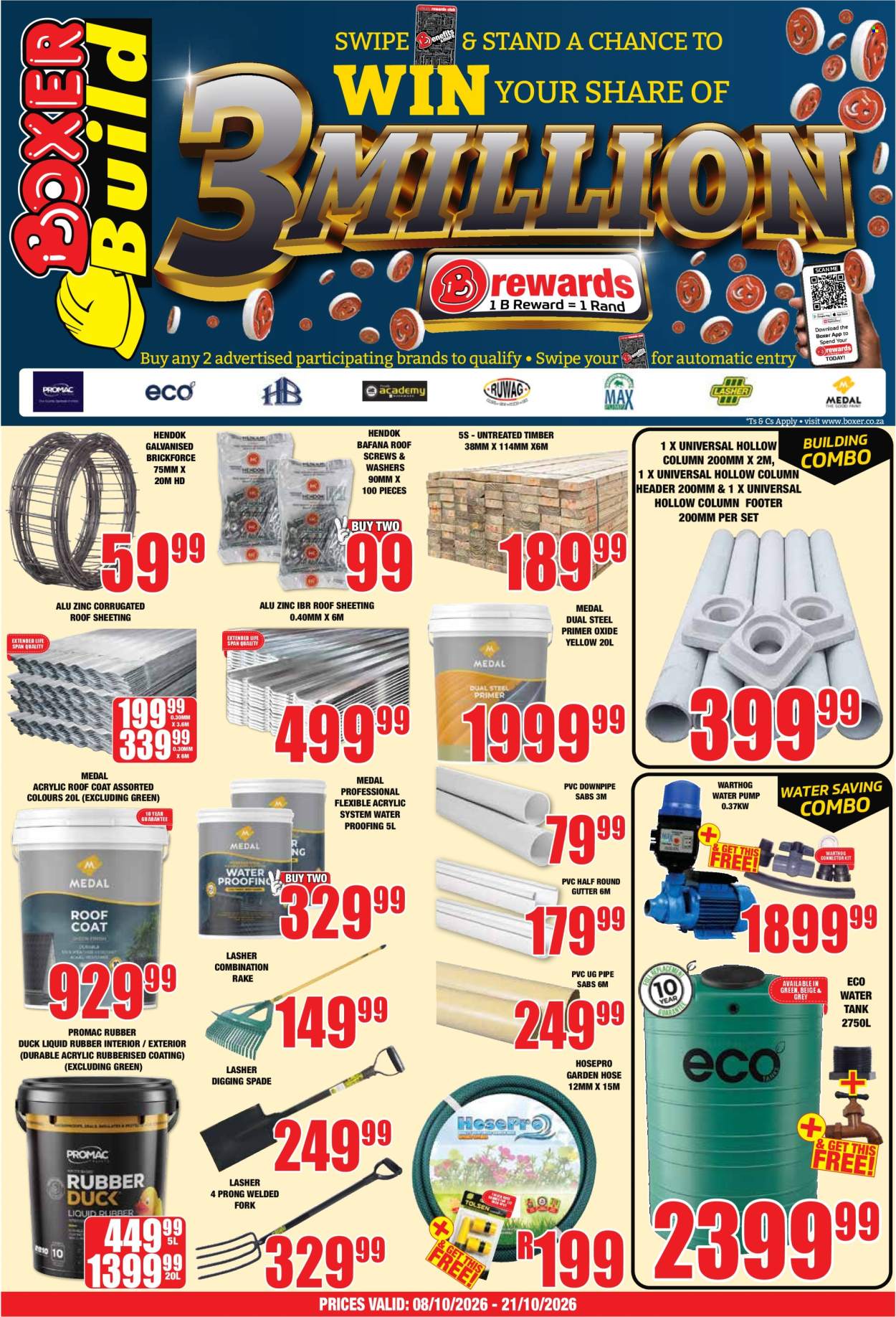 Boxer specials - 08/10/2026 - 21/10/2026. Page 1