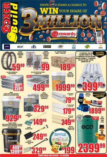 Boxer catalogue  - 08/10/2026 - 21/10/2026.