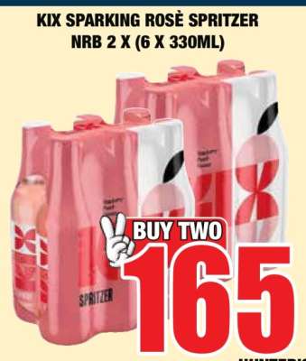 KIX SPARKING ROSÈ SPRITZER NRB 2 X (6 X 330ML)