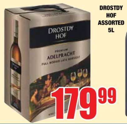 DROSTDY HOF Assorted 5L