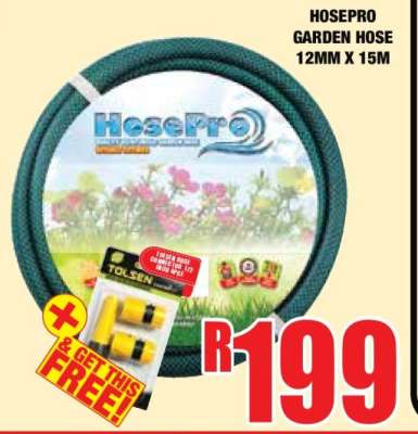 HosePro Garden Hose 12mm x 15m