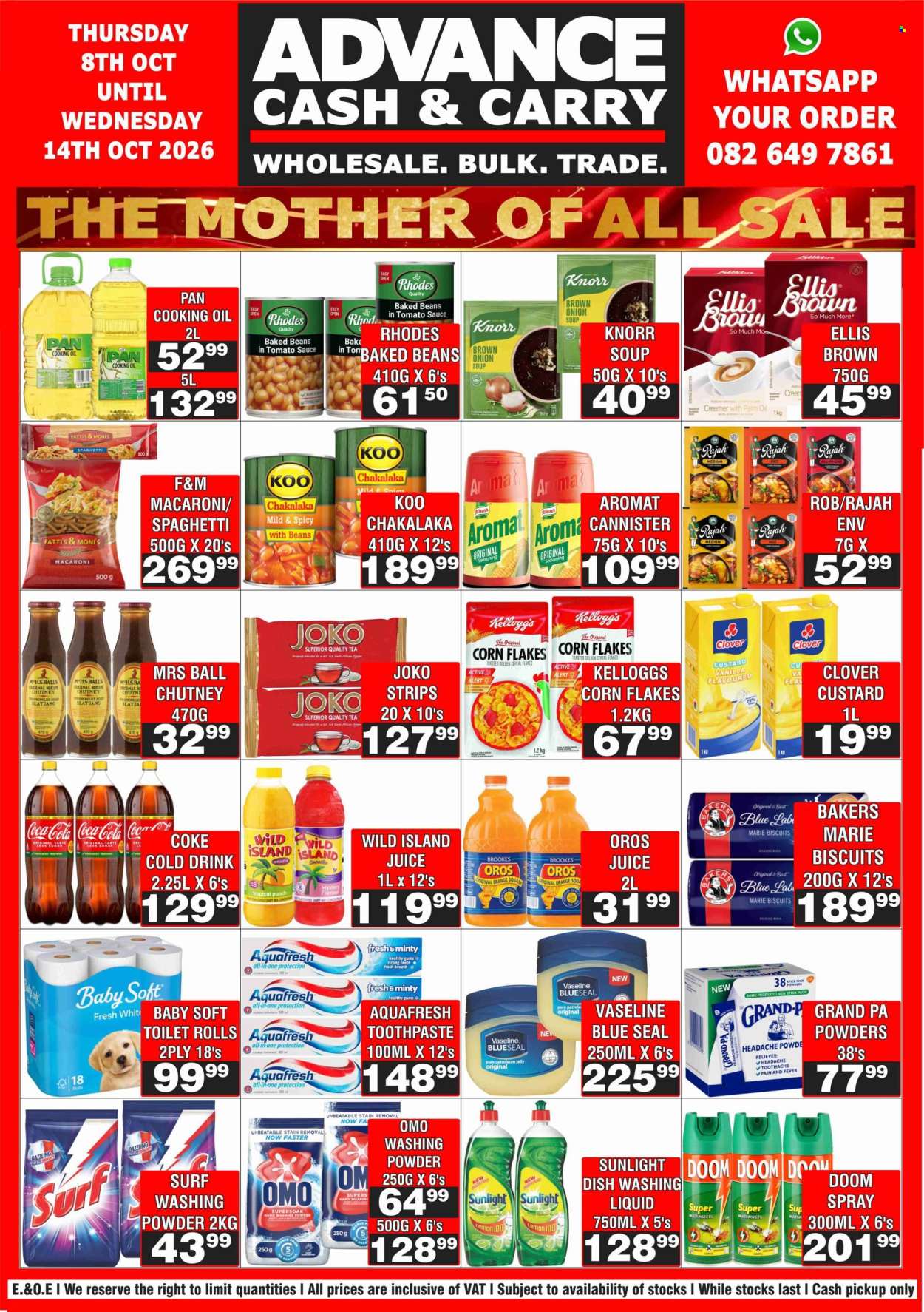 Advance Cash & Carry specials - 08/10/2026 - 14/10/2026. Page 1