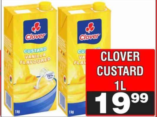 CLOVER CUSTARD 1L