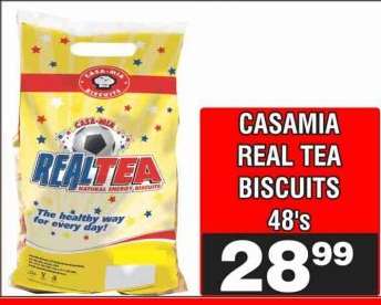 CASAMIA REAL TEA BISCUITS 48's