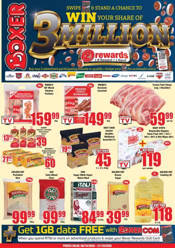 Boxer catalogue  - 08/10/2026 - 21/10/2026.